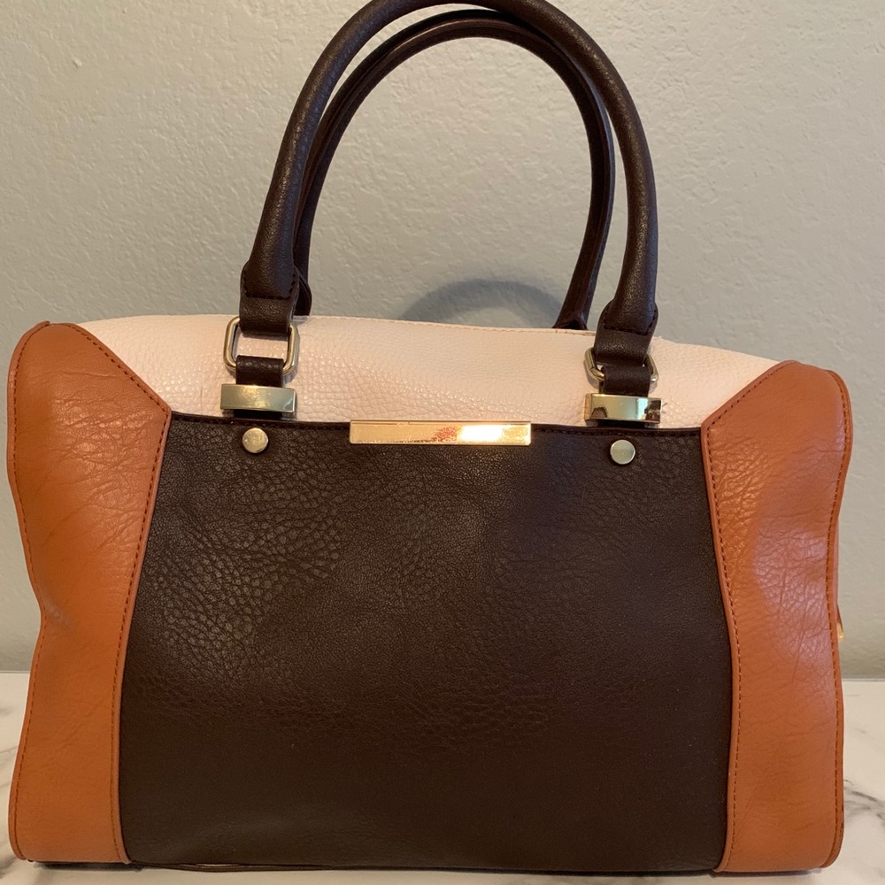 Tri-tone Brown Handbag